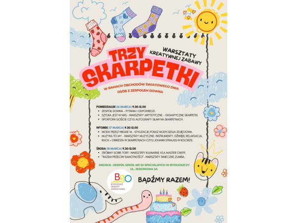 3 dni - plakat informacyjny